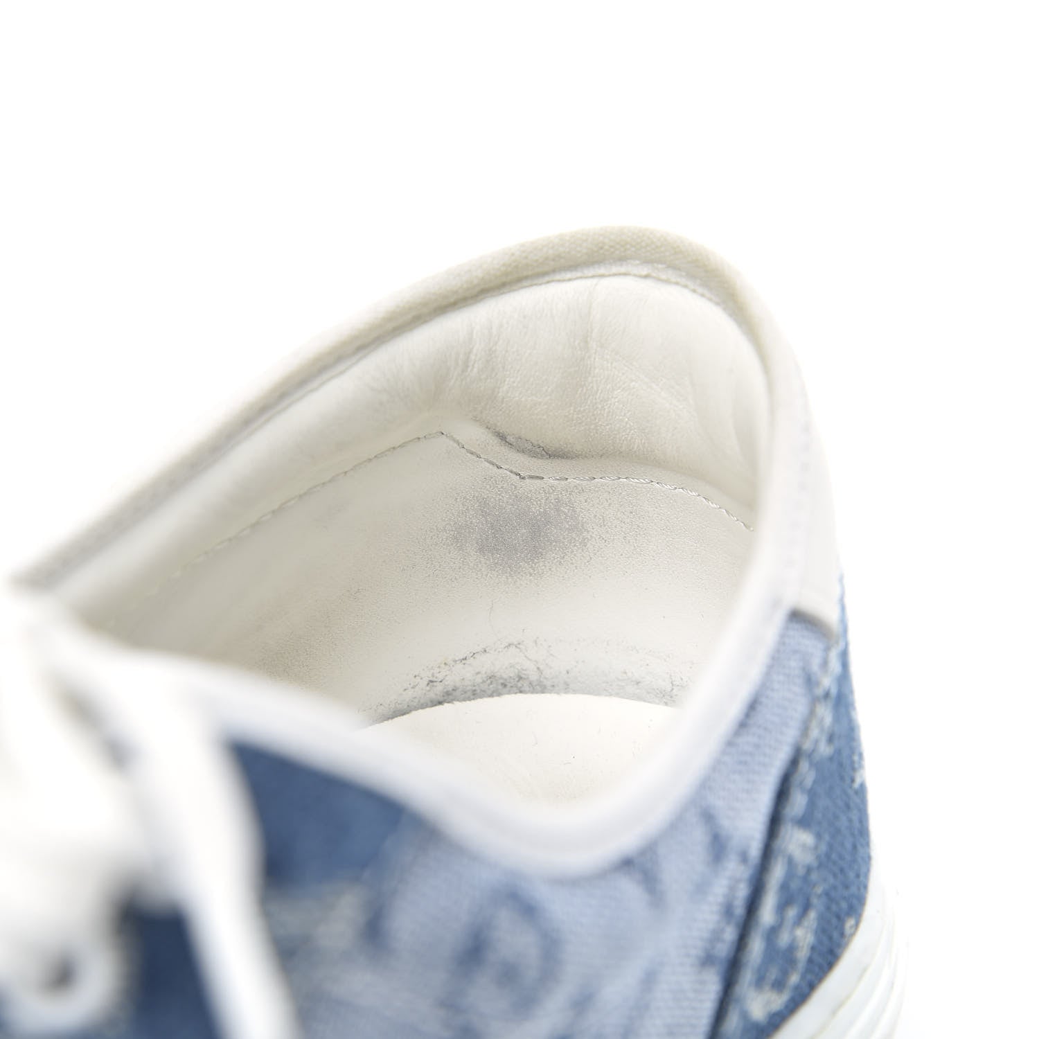 Louis Vuitton Monogram Denim Trocadero Richelieu Sneakers 11 Navy Blue 12 of 15