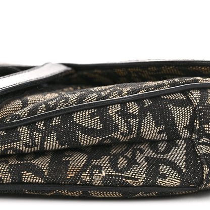 Christian Dior Monogram Saddle Bag Black 10 of 14