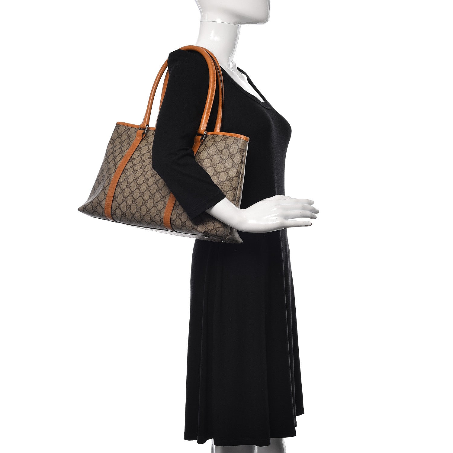 Gucci GG Plus Monogram Medium Joy Tote Orange 2 of 25