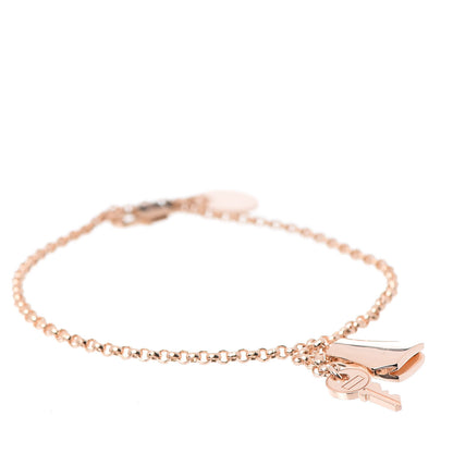 Hermes 18K Rose Gold PM Kelly Clochette Bracelet SH 1 of 4