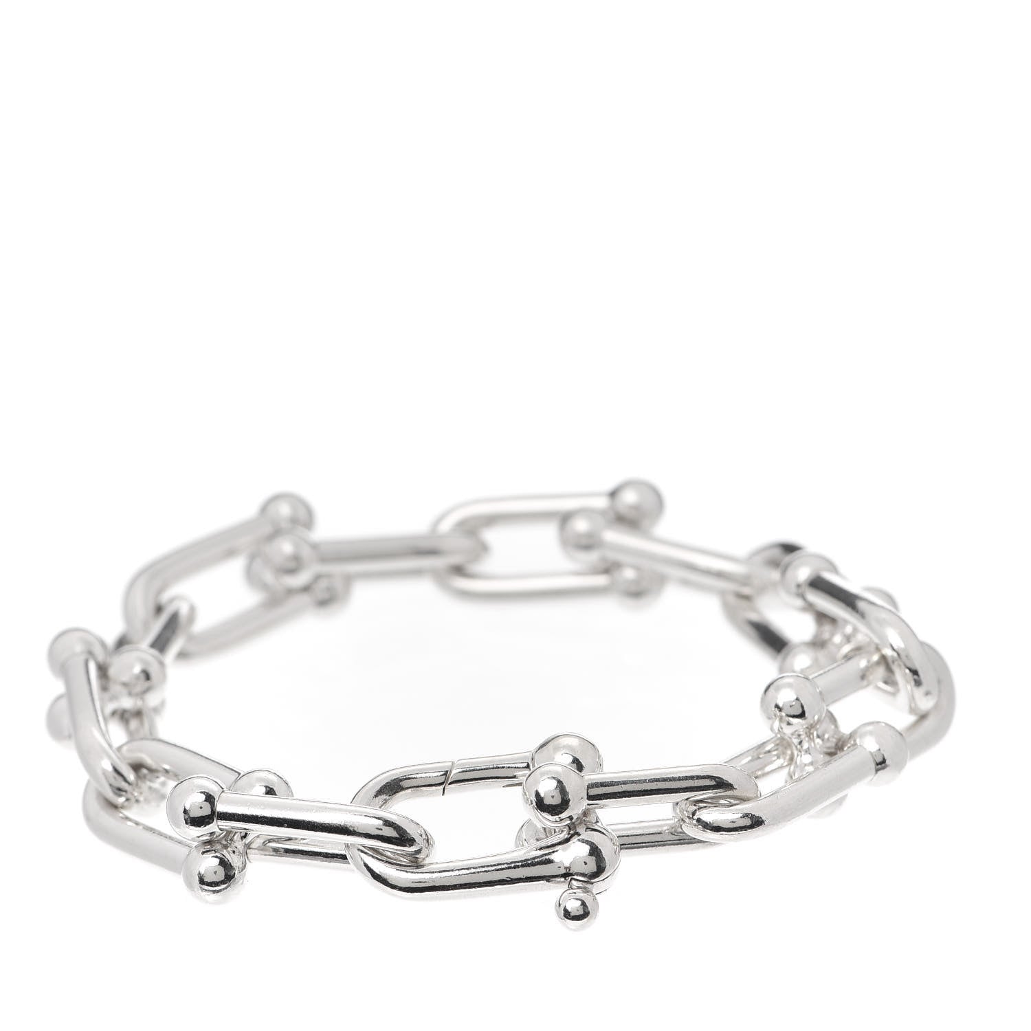 Tiffany Sterling Silver Large HardWear Link Bracelet 3 of 4