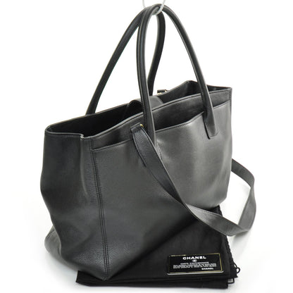 Chanel Caviar Cerf Executive Shopper Tote Black GHW 3 of 12