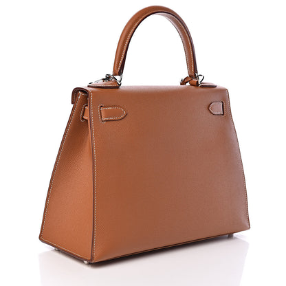 Hermes Epsom Kelly Sellier 28 Gold 3 of 37
