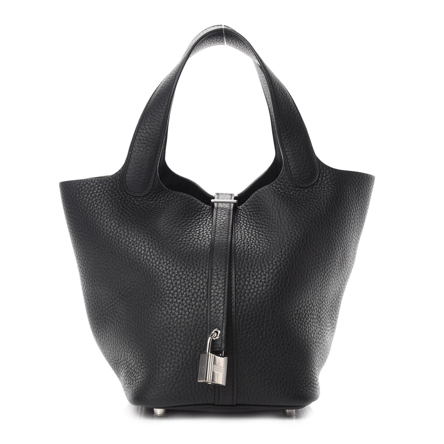 Hermes Taurillon Clemence Picotin Lock 18 PM Black 1 of 11