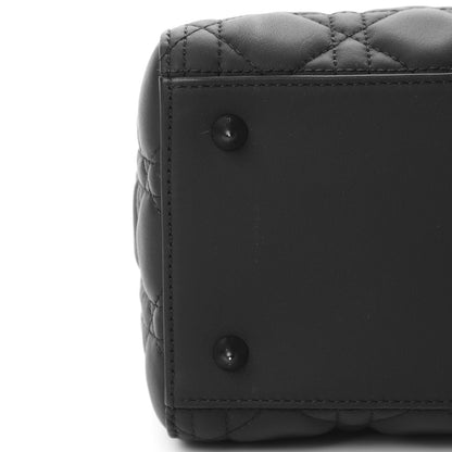 Christian Dior Ultra Matte Calfskin Cannage Medium Lady Dior Black 13 of 13