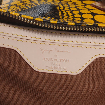 Louis Vuitton Monogram Kusama Town Speedy 30 Yellow 6 of 7