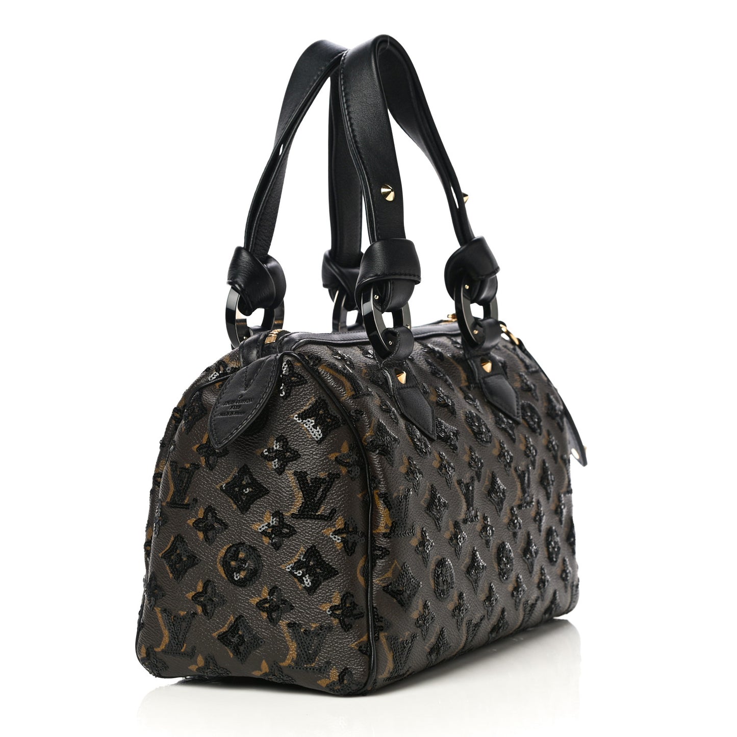 Monogram Sequins Eclipse Speedy 28 Black