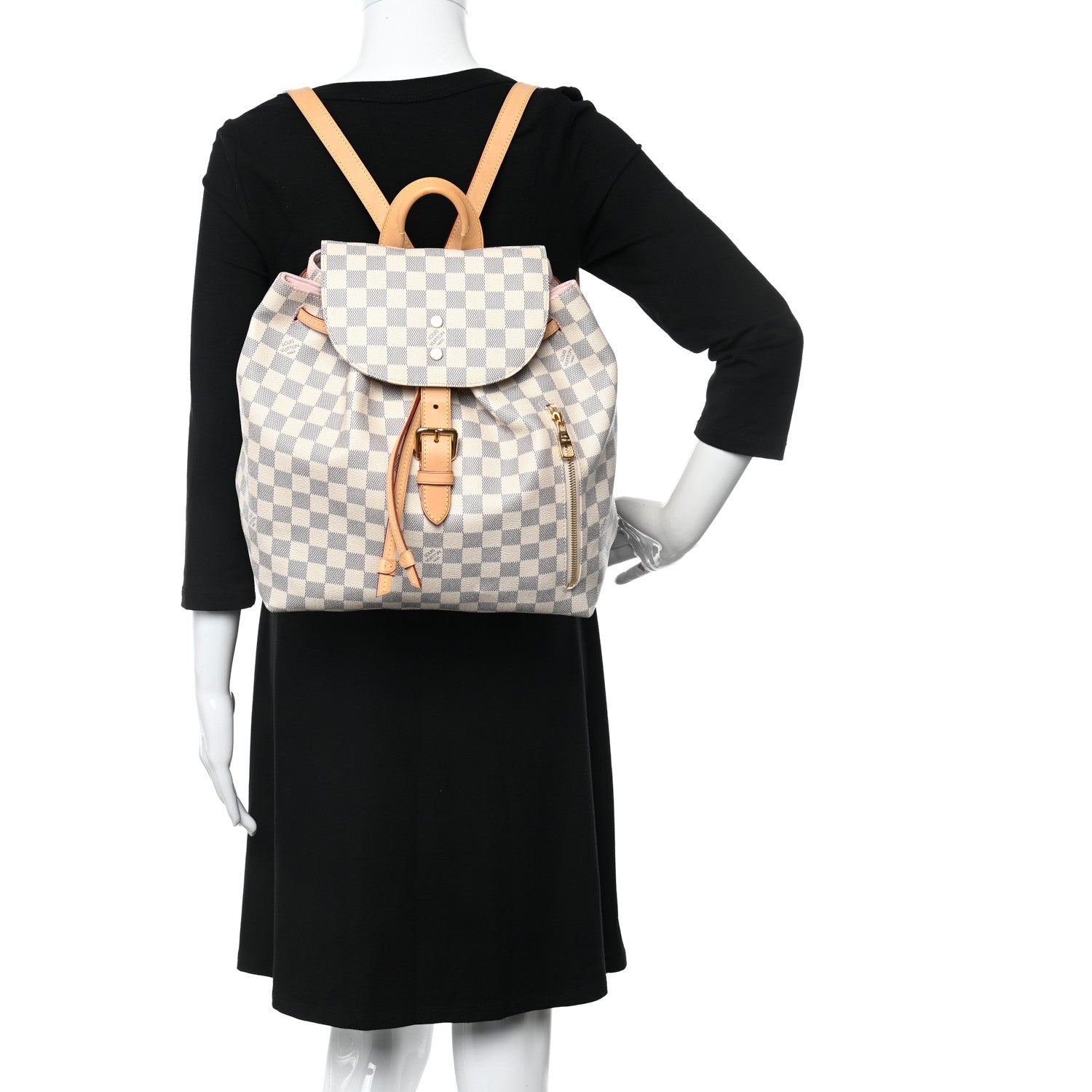 Louis Vuitton Damier Azur Sperone Backpack 2 of 11