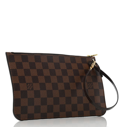 Louis Vuitton Damier Ebene Neverfull MM GM Pochette 2 of 4