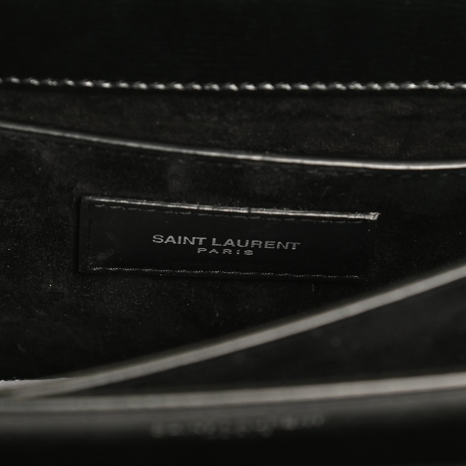 Saint Laurent Calfskin Medium Monogram Sunset Black 6 of 11