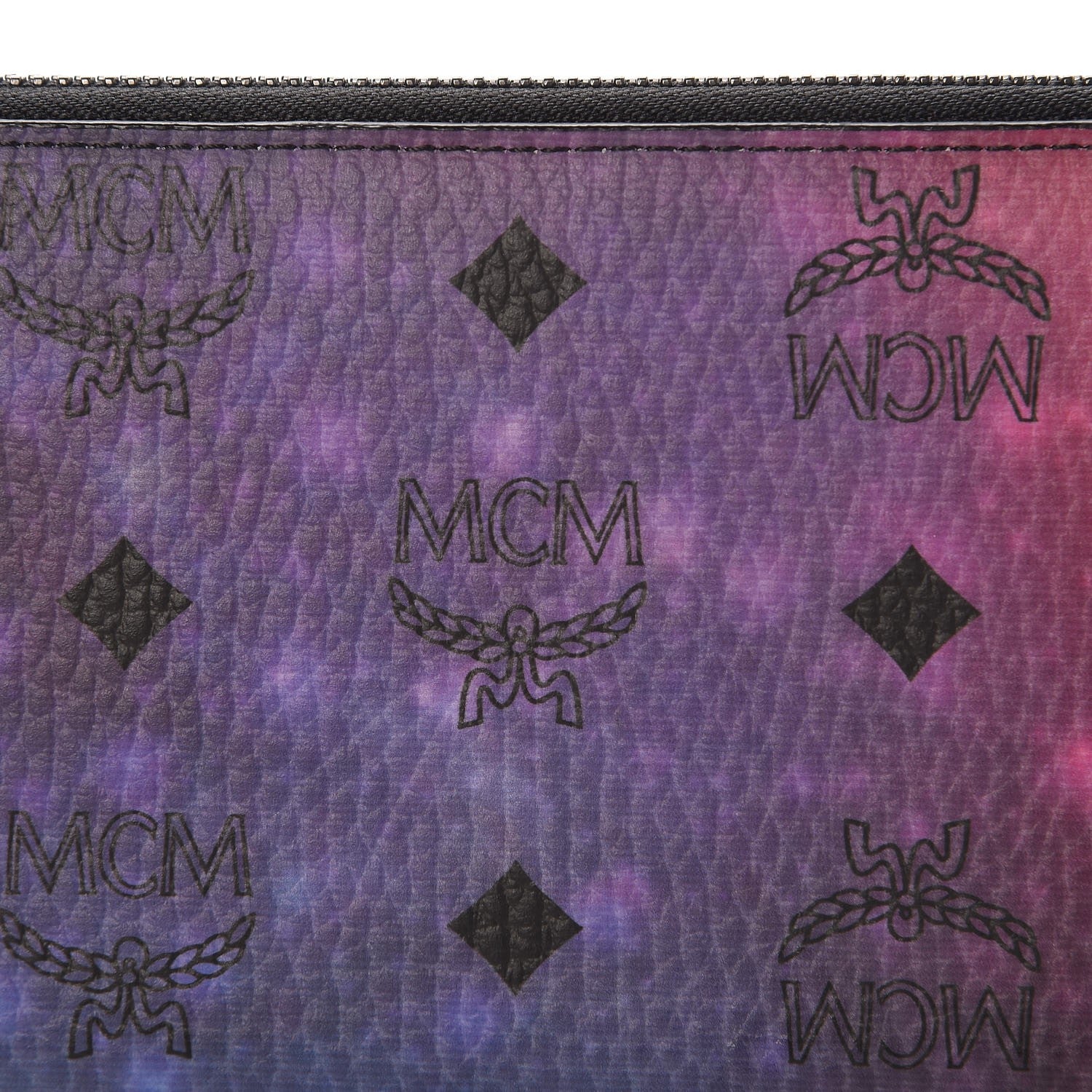 MCM Galaxy Visetos Large Zip Around Wallet 12 of 12