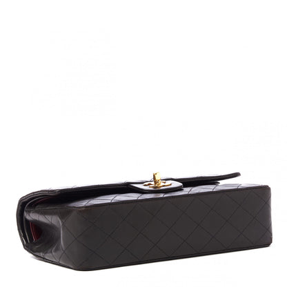 Chanel Lambskin Quilted Medium Double Flap Black 4 of 10