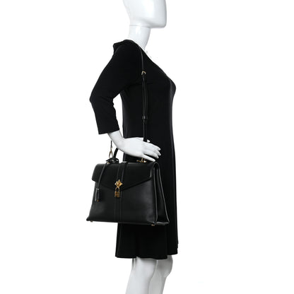 Louis Vuitton Grained Smooth Calfskin Rose Des Vents MM Black 2 of 9