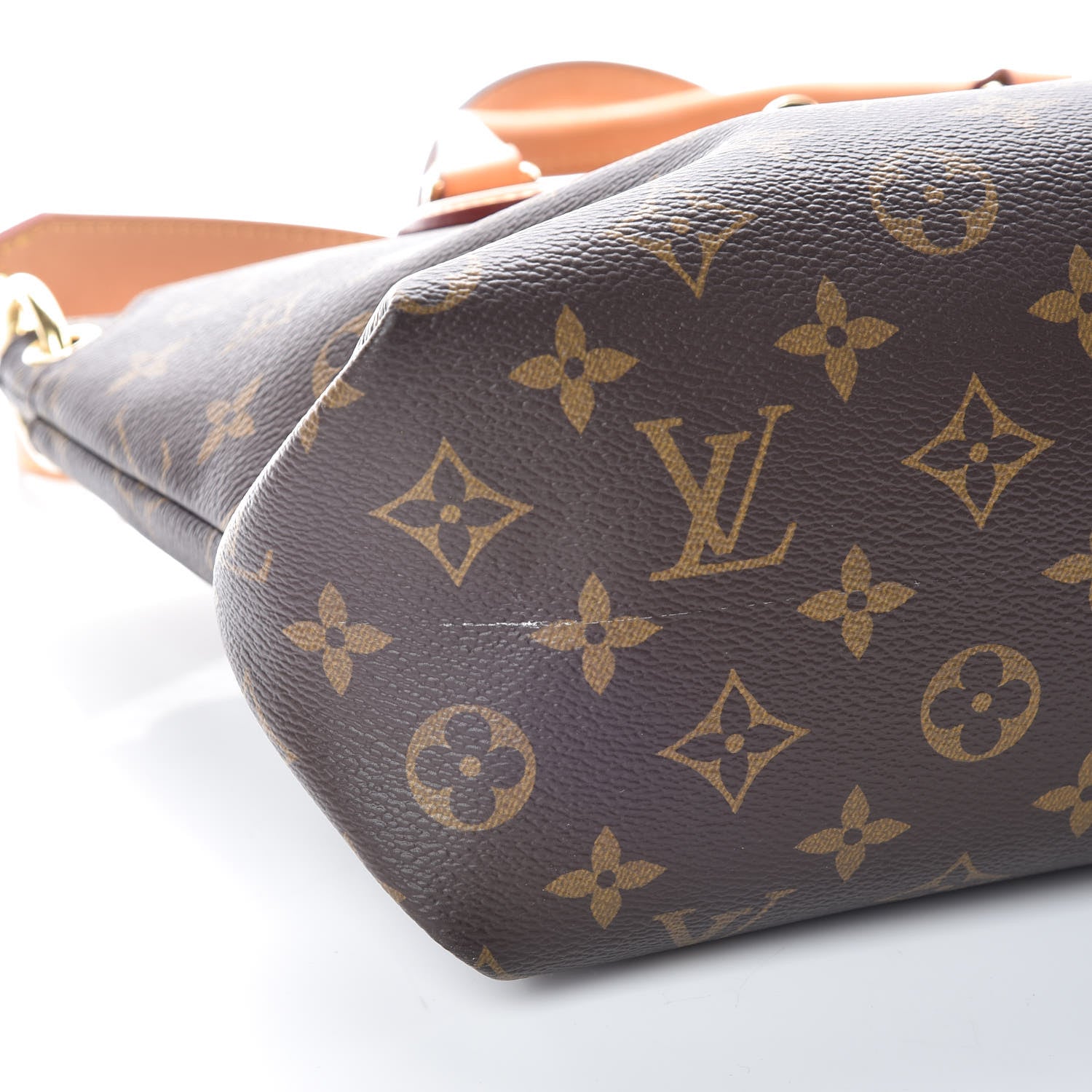 Louis Vuitton Monogram Flower Zipped Tote PM Beige 6 of 12