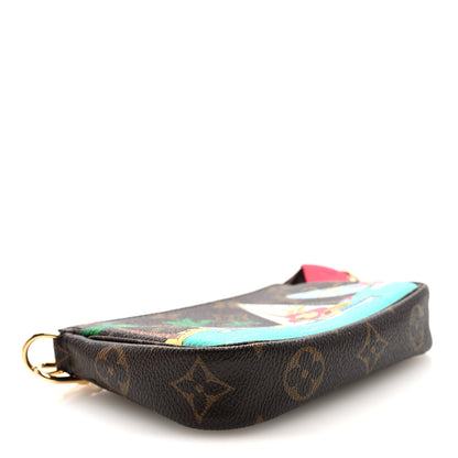 Louis Vuitton Monogram 2023 Christmas Animation Sailing Pochette Accessories Dragon Fruit Pink 4 of 10
