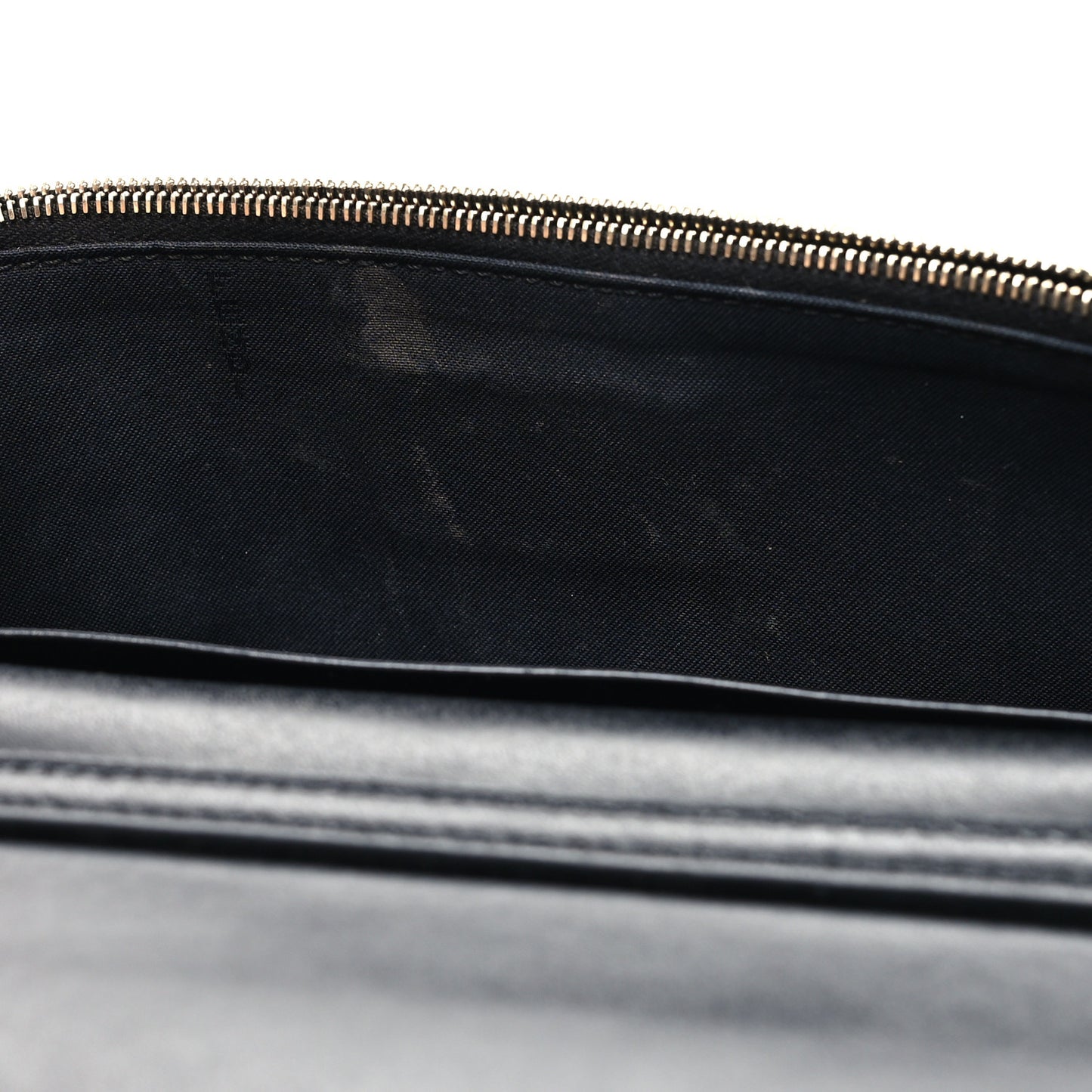 Vitello Liberty Lucido F is Fendi Medium Envelope Wallet on Chain Black