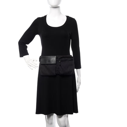 Gucci GG Monogram Double Pocket Belt Bag Black 2 of 18