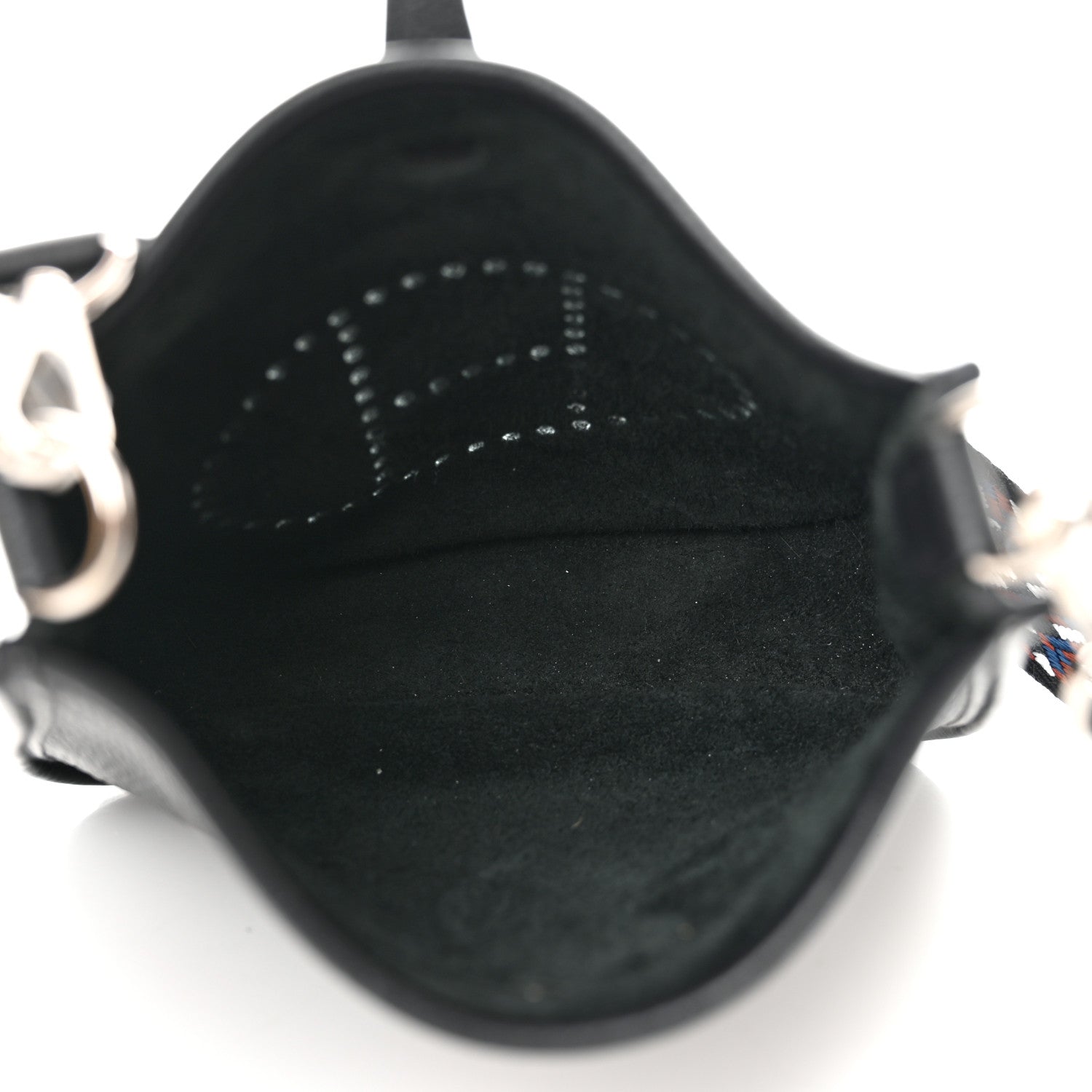 Hermes Taurillon Maurice Zigzag Evelyne TPM Black Bleu Zellige Indigo 5 of 10