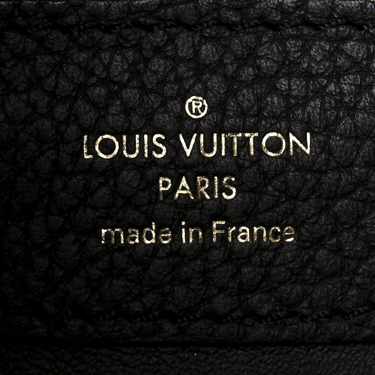 Louis Vuitton Taurillon Capucines Black White 6 of 9