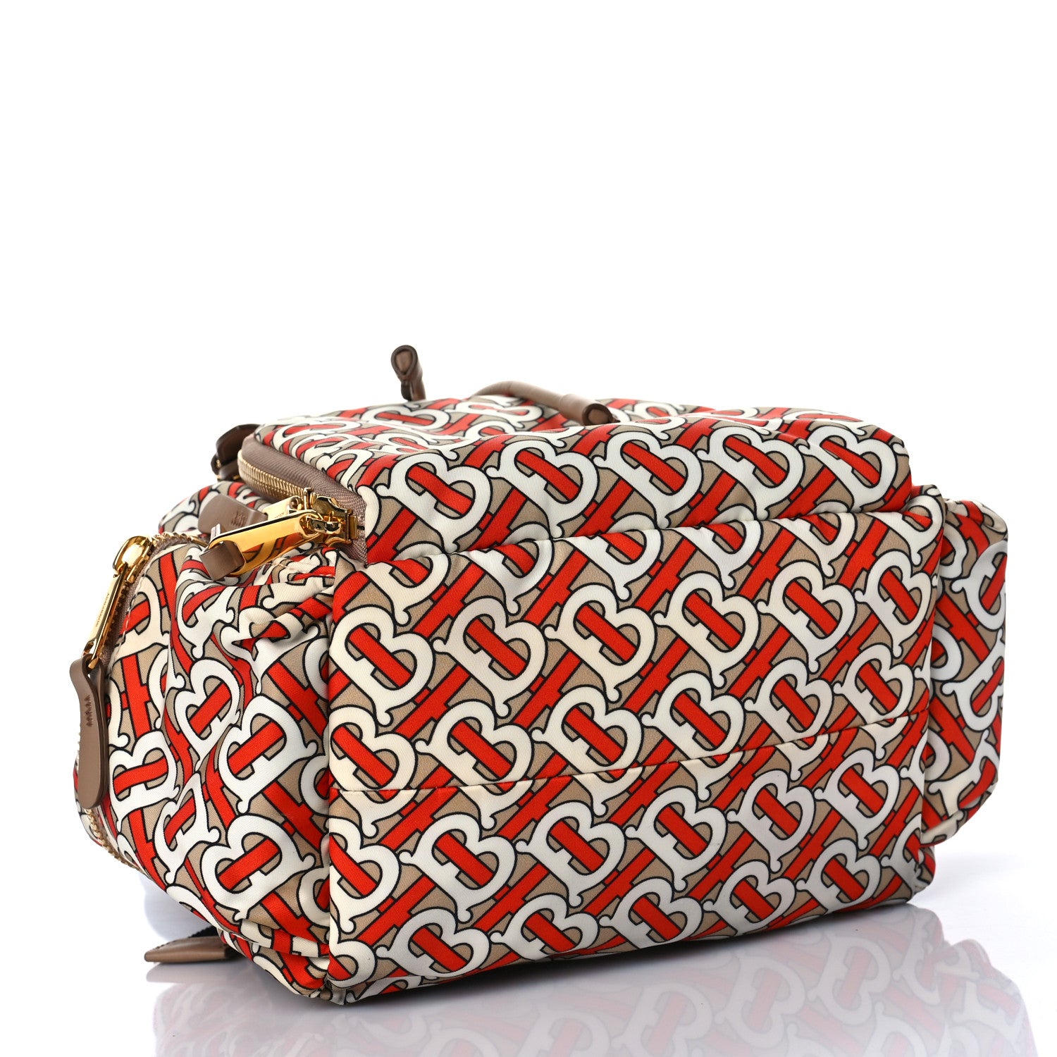 Burberry Nylon Monogram Medium Rucksack Backpack Vermillion 4 of 12