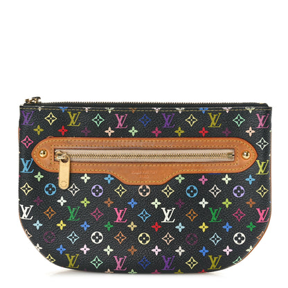 Louis Vuitton Monogram Multicolor Pochette Plate GM Black 1 of 8
