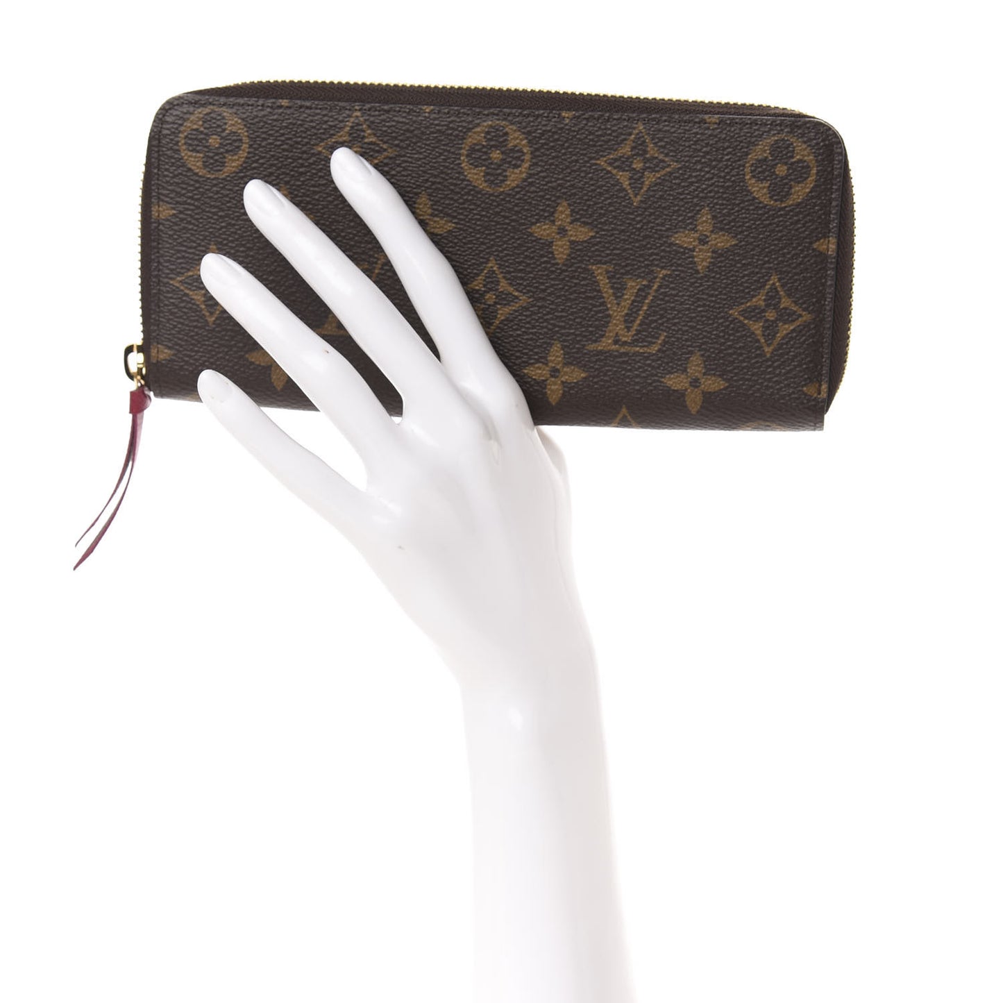 Monogram Clemence Wallet Fuchsia