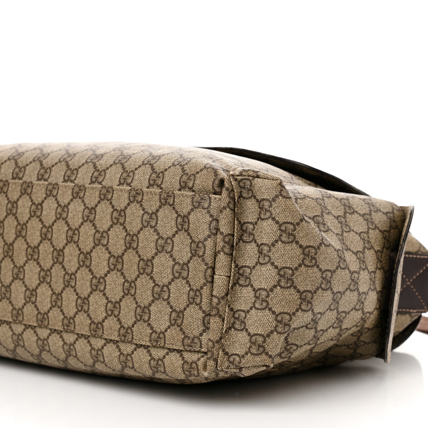 Gucci GG Plus Monogram Messenger Diaper Bag Dark Brown 11 of 16
