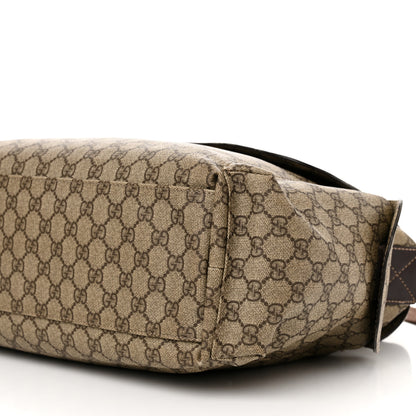 Gucci GG Plus Monogram Messenger Diaper Bag Dark Brown 11 of 16