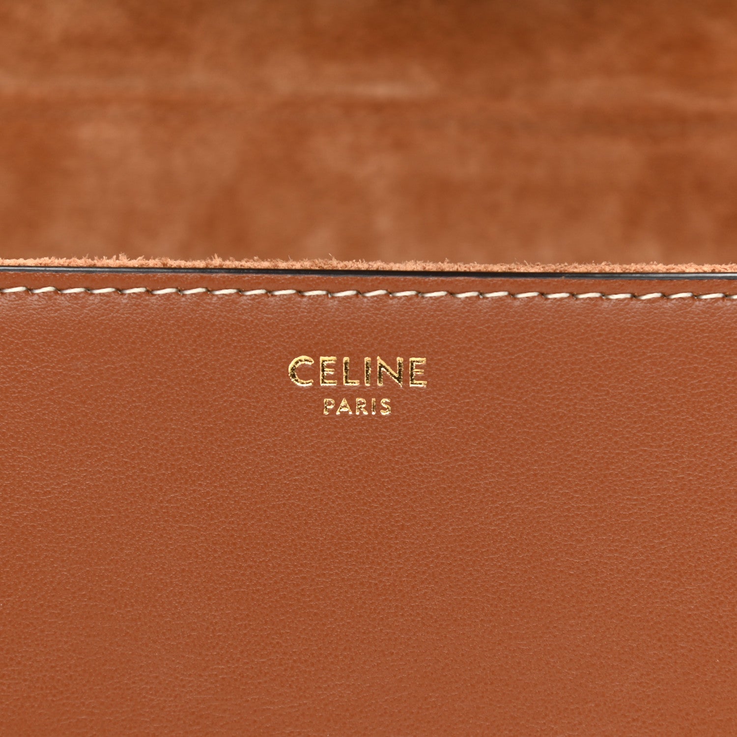 Celine Smooth Calfskin Teen Soft 16 Shoulder Bag Tan 6 of 10