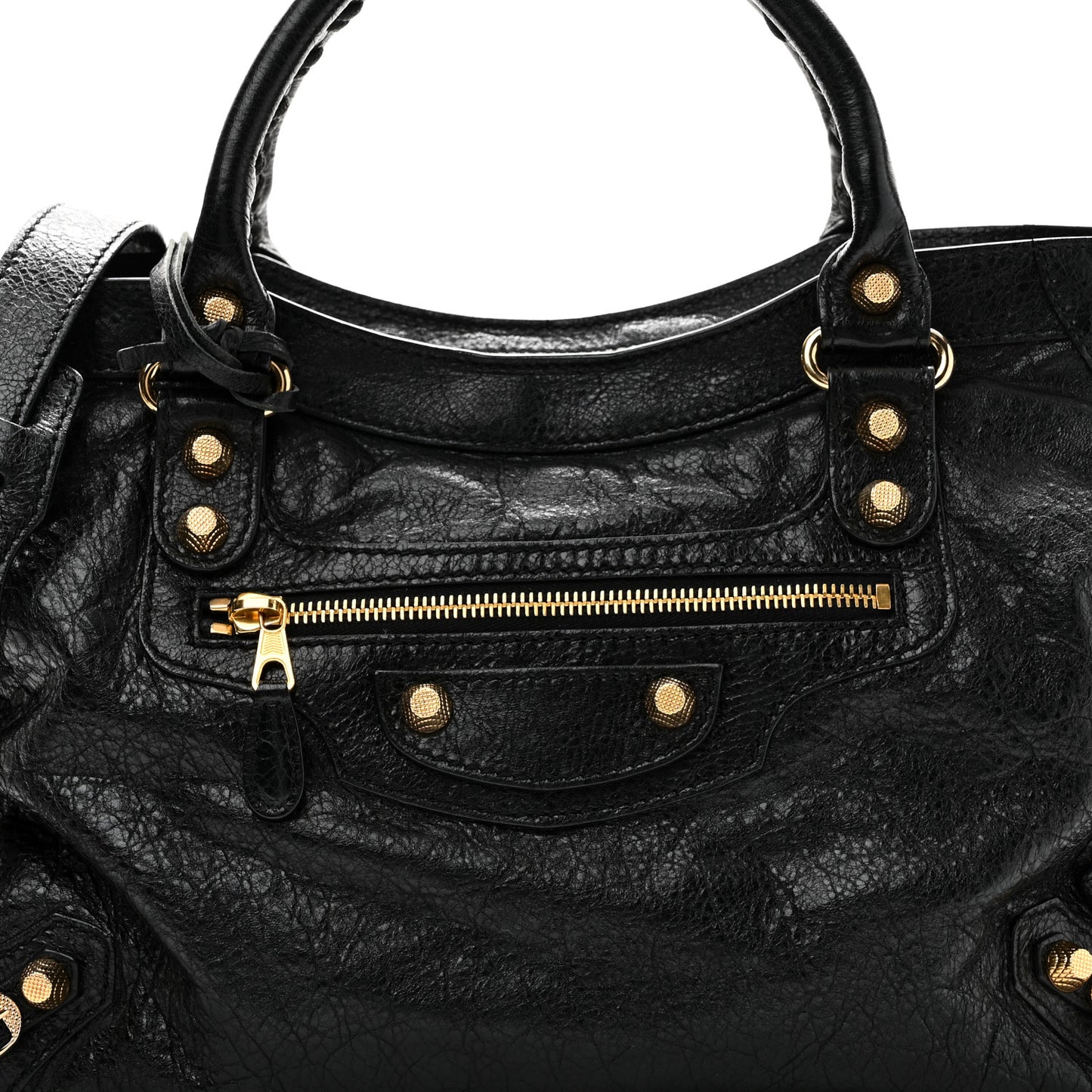 Agneau Giant 12 Gold Hardware City Black