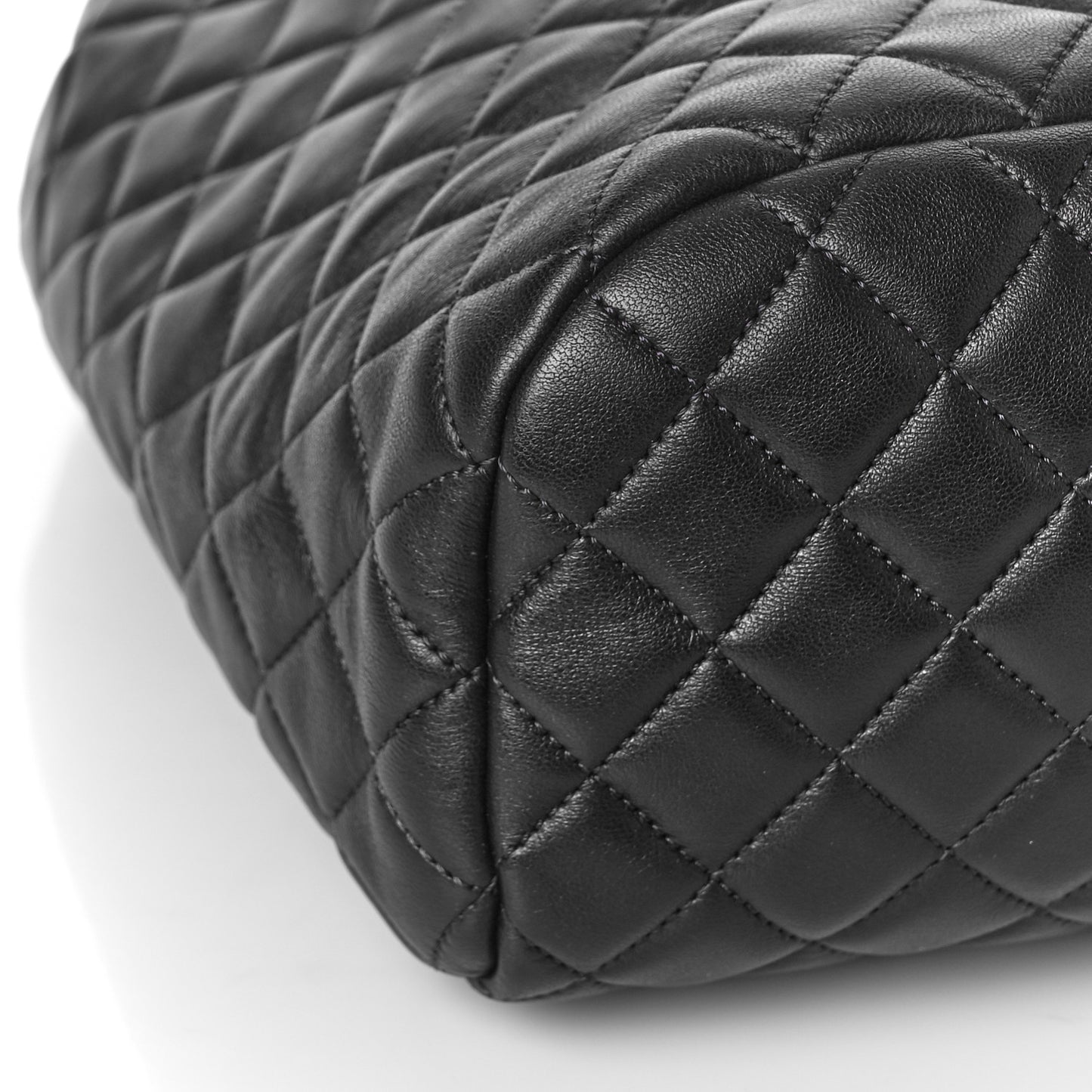 Calfskin Quilted Large Urban Spirit Backpack Dark Purple