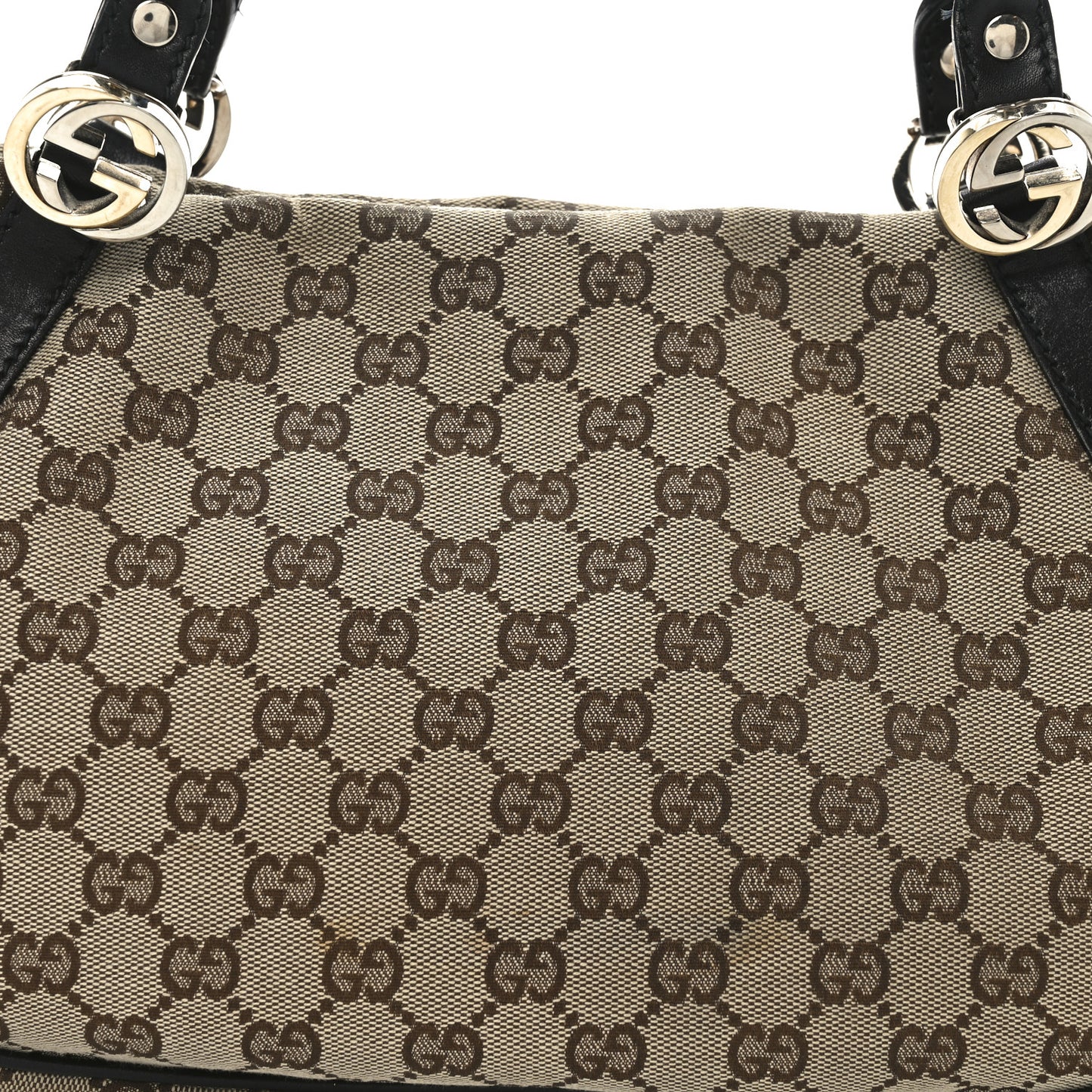 Monogram Medium GG Twins Shoulder Bag Brown