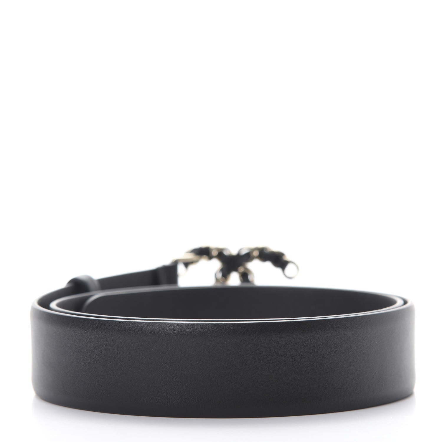 Chanel Lambskin CC Chain Belt 75 30 Black 2 of 7
