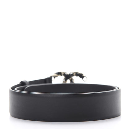 Chanel Lambskin CC Chain Belt 75 30 Black 2 of 7
