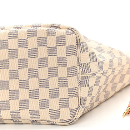 Louis Vuitton Damier Azur Neo Neverfull MM Rose Ballerine 10 of 13