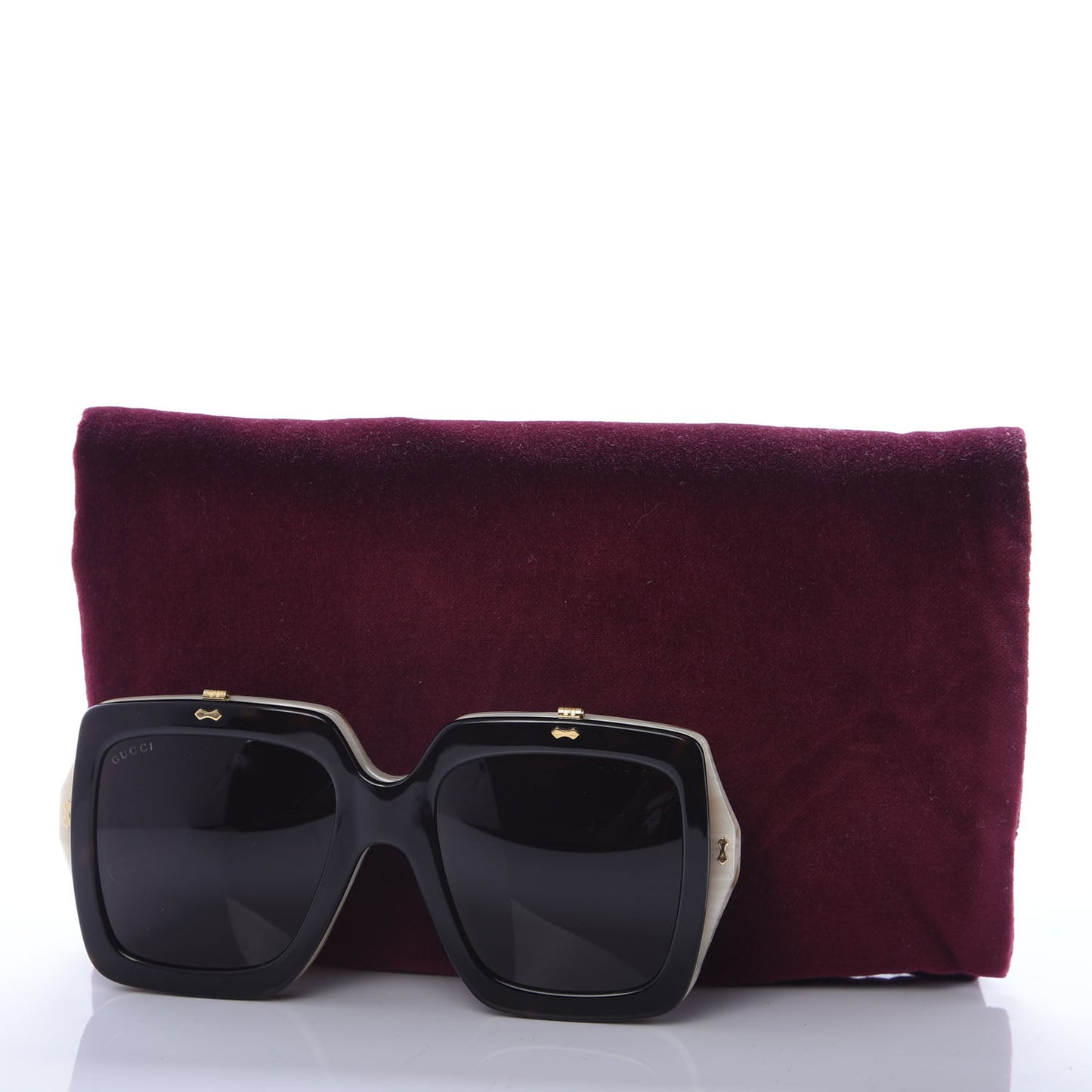 Acetate Oversized Flip Up Sunglasses GG0088S Tortoise