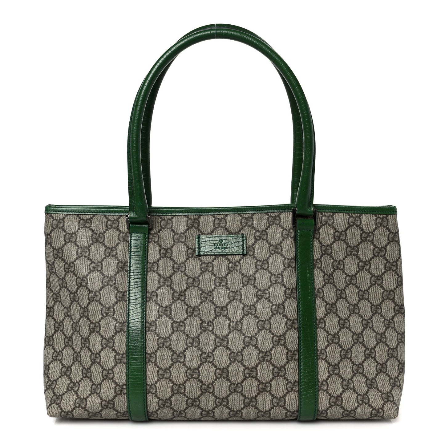 GG Plus Monogram Medium Joy Tote Green