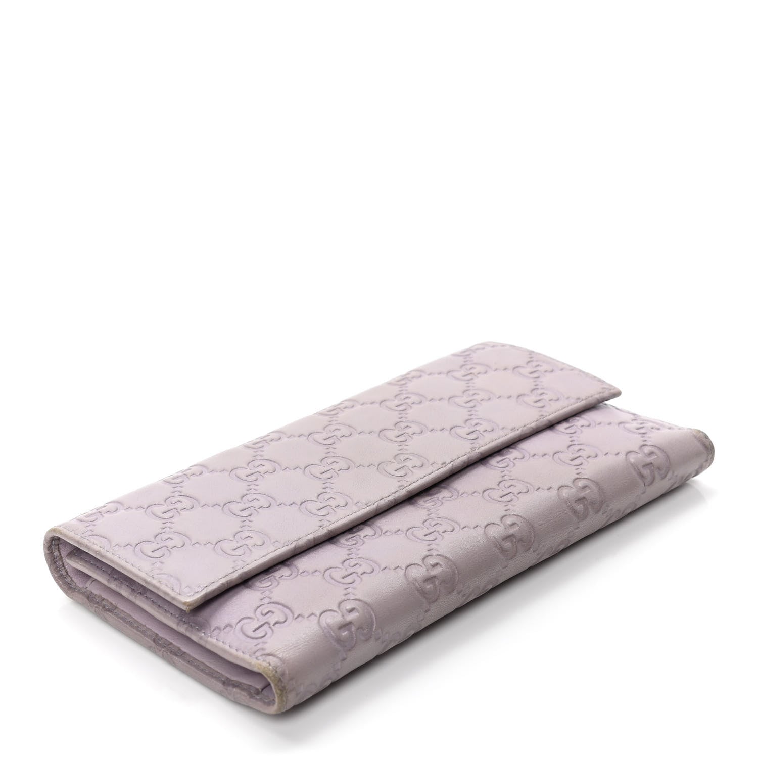 Gucci Guccissima Continental Wallet Lilac 3 of 5