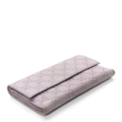 Gucci Guccissima Continental Wallet Lilac 3 of 5