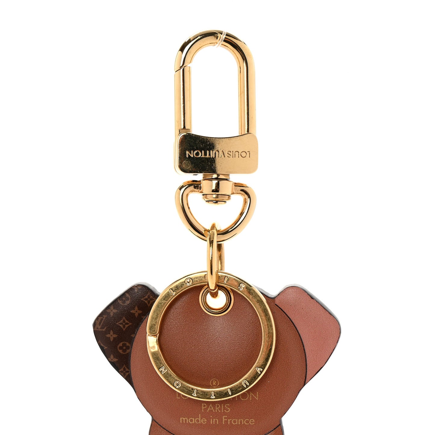 Monogram Puppy Bag Charm Key Holder