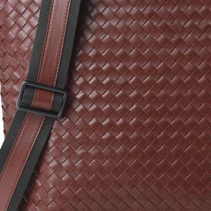 Bottega Veneta Nappa Intrecciato VN Crossbody Messenger Bag Brique 9 of 9