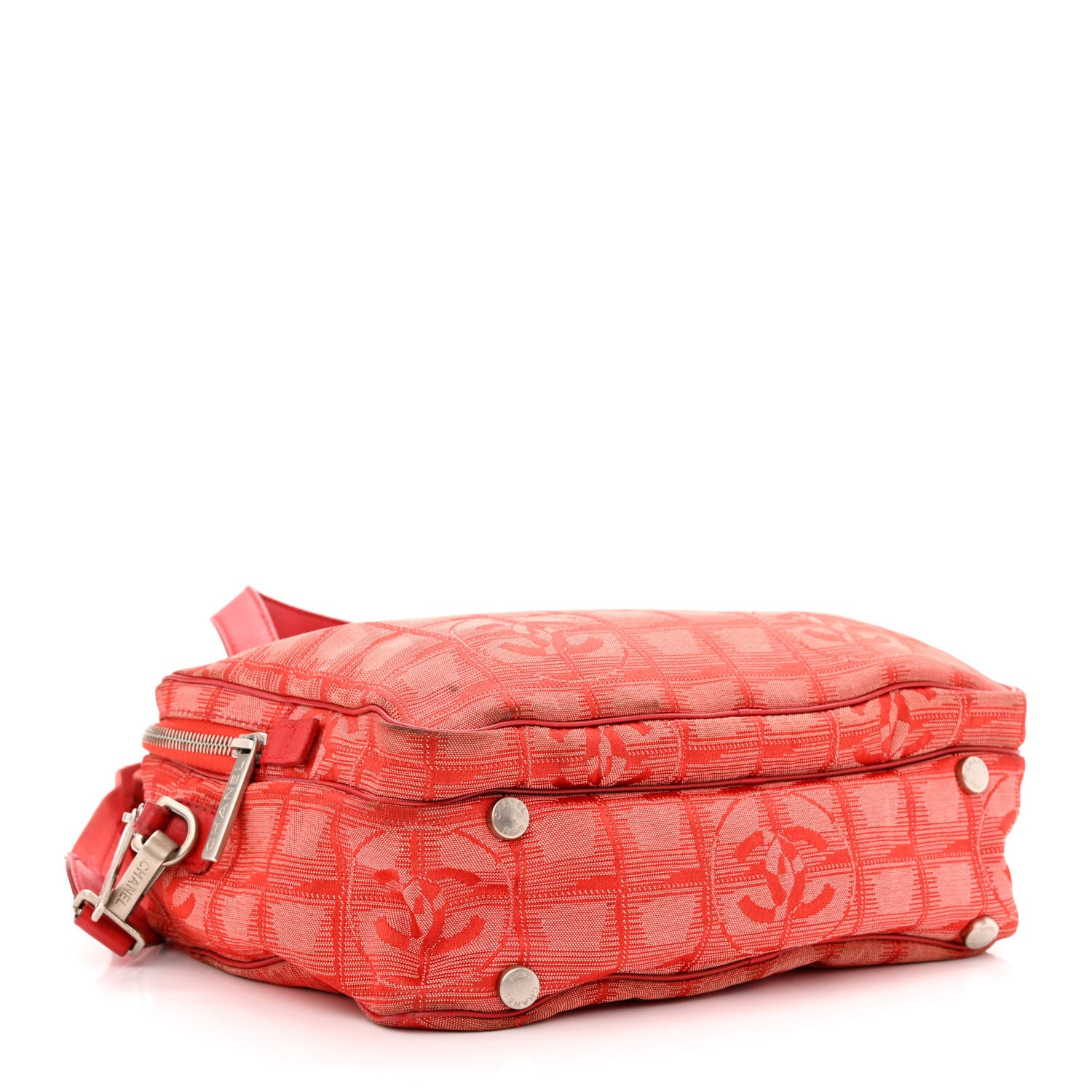 Chanel Nylon Small Travel Tote Red 4 of 18