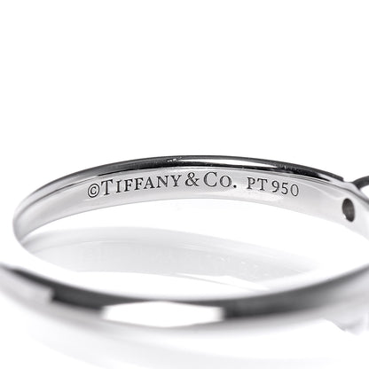 Tiffany Platinum Diamond .22ct Solitaire Engagement Ring 47 4 5 of 6