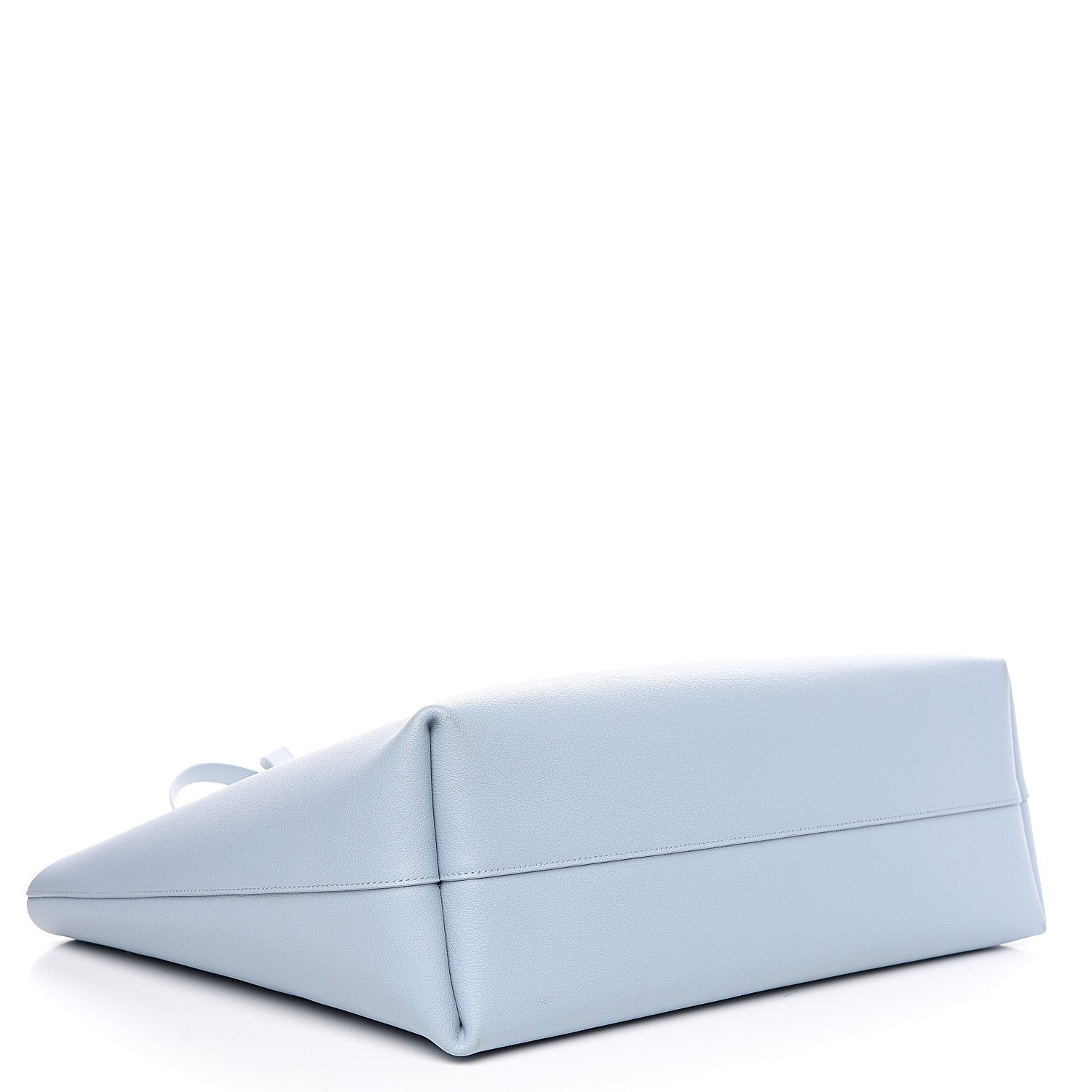Saint Laurent Calfskin Large Shopping Tote Light Blue 3 of 9