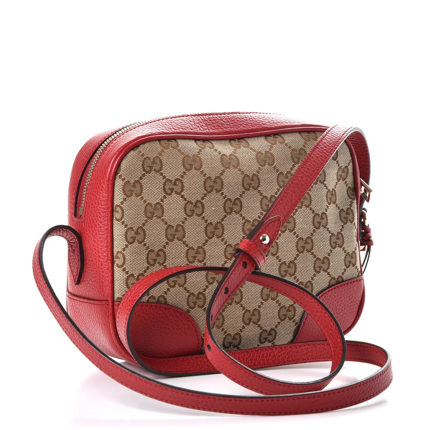 Monogram Mini Bree Messenger Bag Red