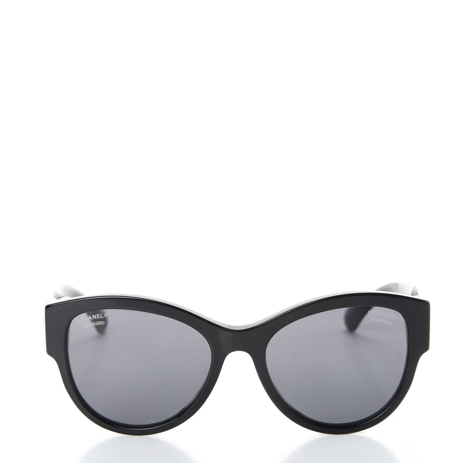 Chanel Acetate Polarized Pantos Sunglasses 5434 Black 2 of 8