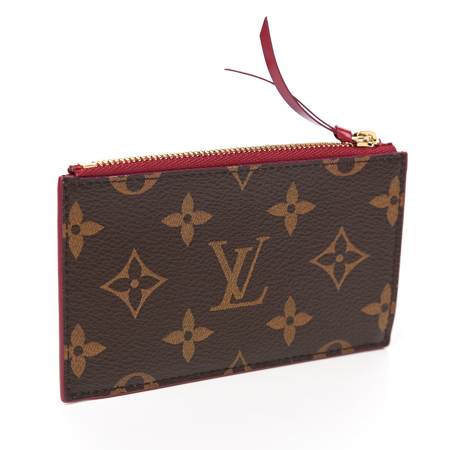 Louis Vuitton Monogram Zipped Card Holder Fuchsia 2 of 5