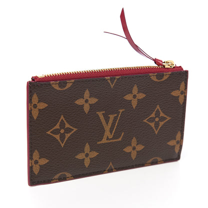 Louis Vuitton Monogram Zipped Card Holder Fuchsia 2 of 5