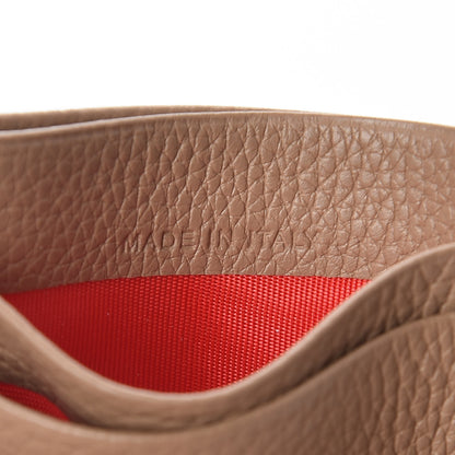 Christian Louboutin Grained Calfskin Spikes Kios Card Holder Cashmere 7 of 8