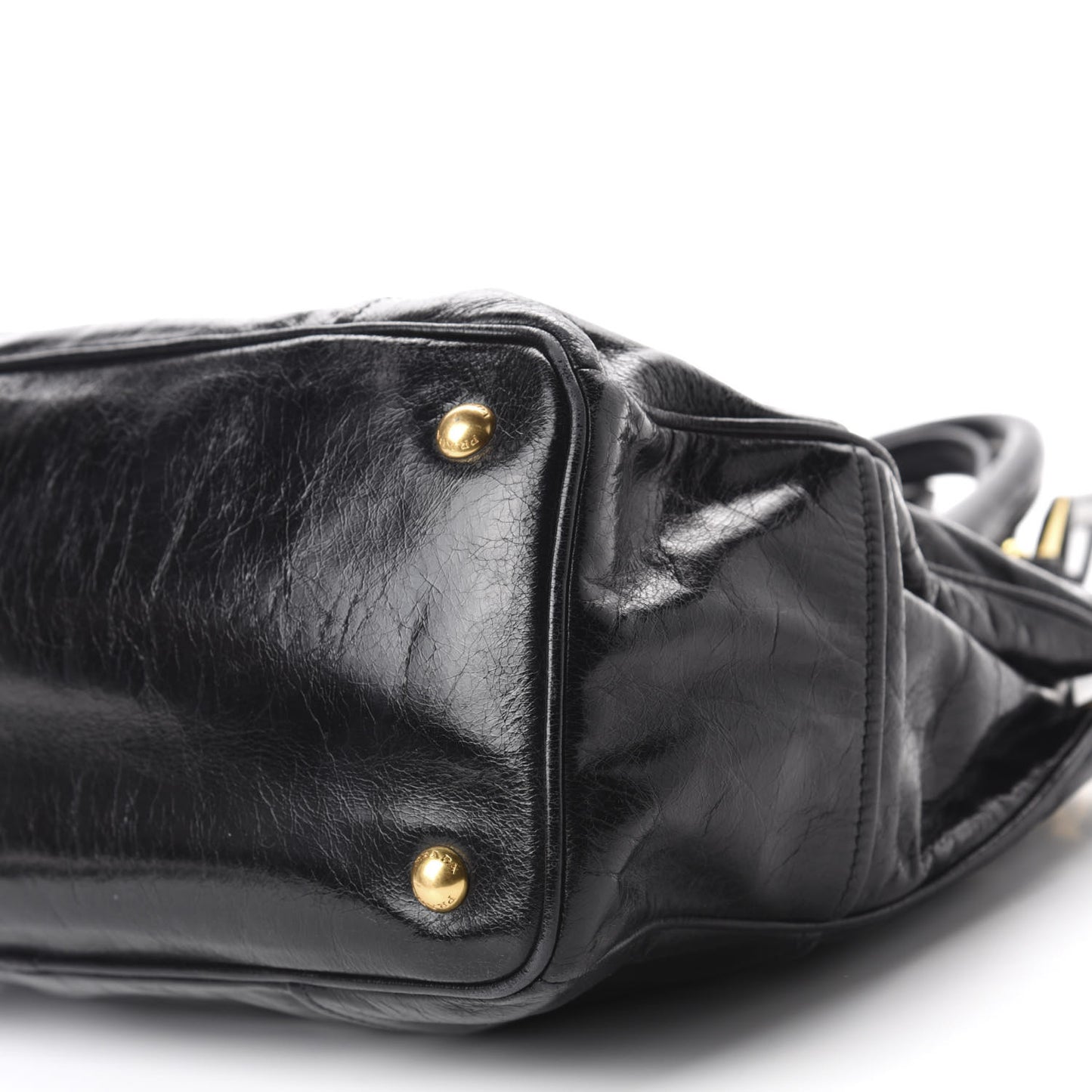 Vitello Shine Tote Black
